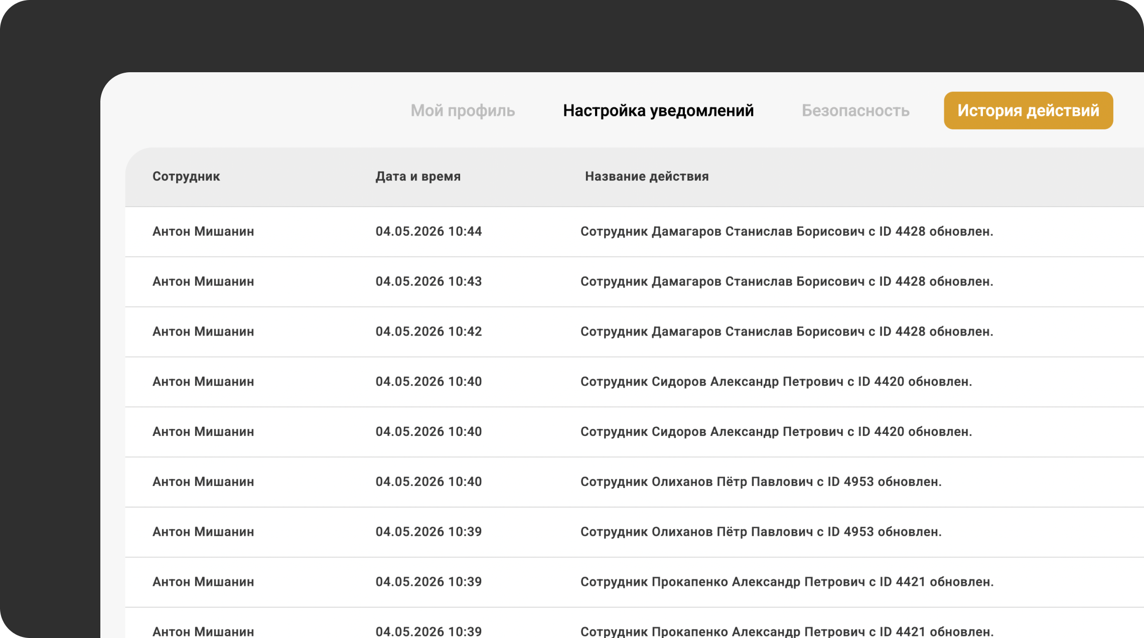 Безопасность данных